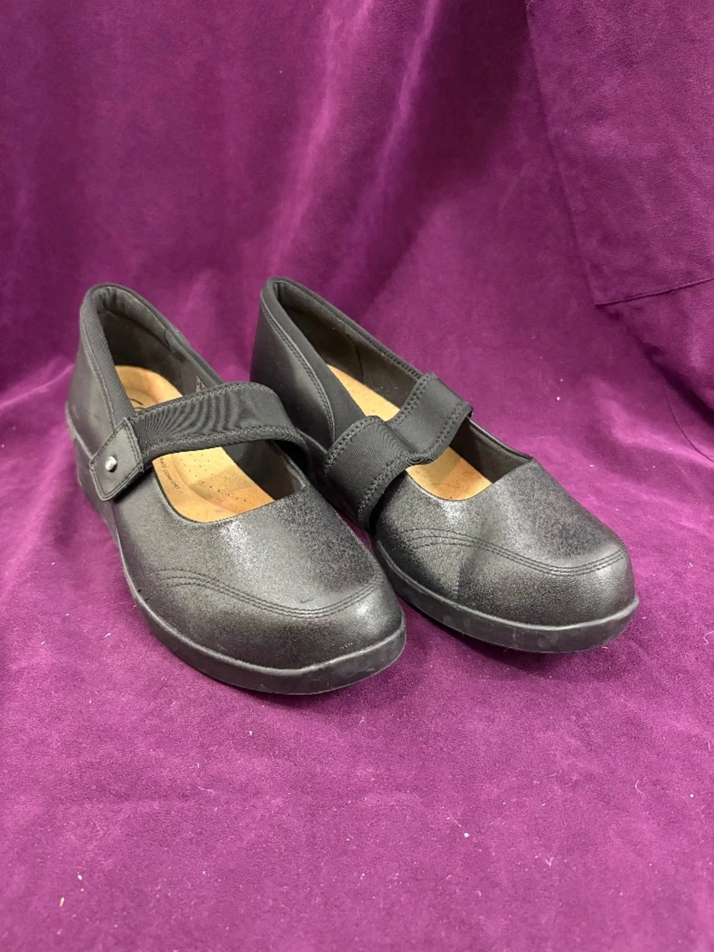 Clarks Mary Jane wedges